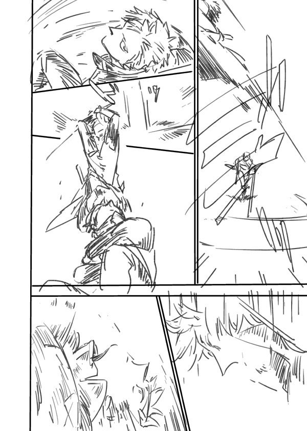 ワートリのバトルシーンほんと描くの難しいんだよて話をしたんだけど、そういえば前に太刀川対風間さん描いたときに後から風間さんてグラスホッパー入れてないじゃんて気づいて下げたやつ。今見たら頑張って描いてるな…と思ったので…。入れてた頃あったかもしれないじゃんてことで… ① 