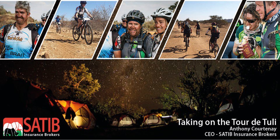 The TOUR DE TULI - Biking for a Better tomorrow (Children in the Wilderness)

Read more...…….satib.co.za/tour-de-tuli/
