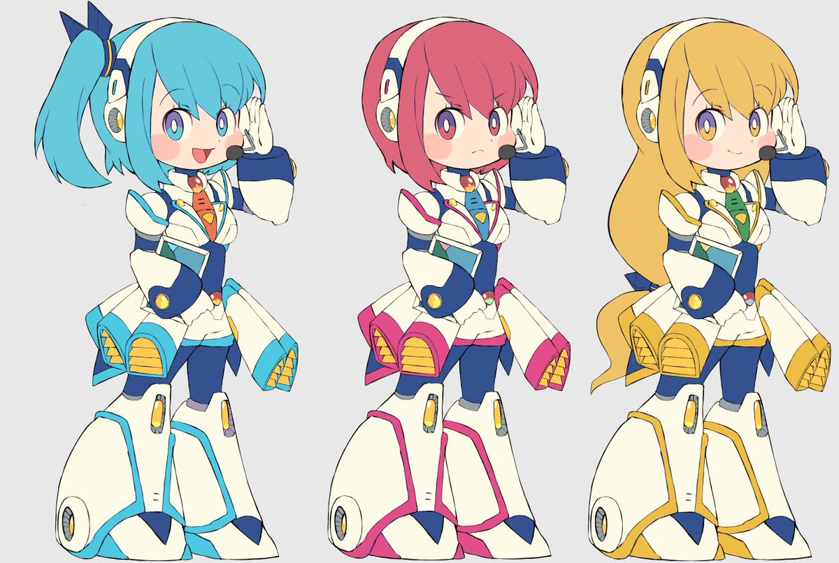 「リコちゃんはエクストルーパーズのウィズみたいにカラーリングと髪型変えてバージョン」|宮田奏のイラスト