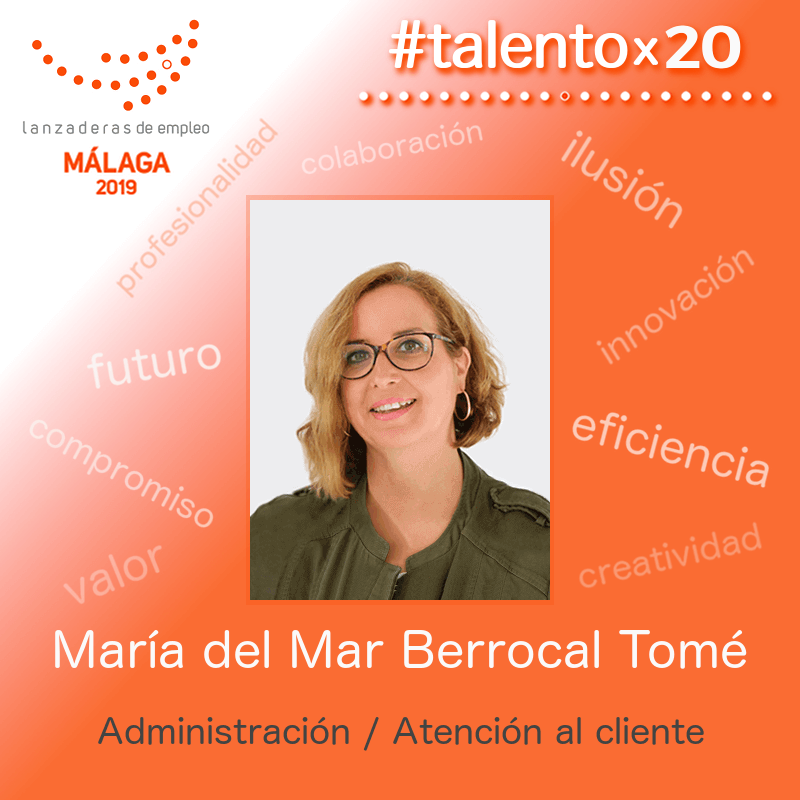 Mar Berrocal Tome es profesional experimentada en #administración y #AtencionAlClente. 🔝Su #MarcaPersonal es y será #SERUNOMISMO.💪Podéis consultar su perfil en nuestra web:
lanzaderasdeempleo.es/equipo-lanzade…
#lanzaderamalaga2019 #empleo #desarrolloprofesional #competencias #talentox20