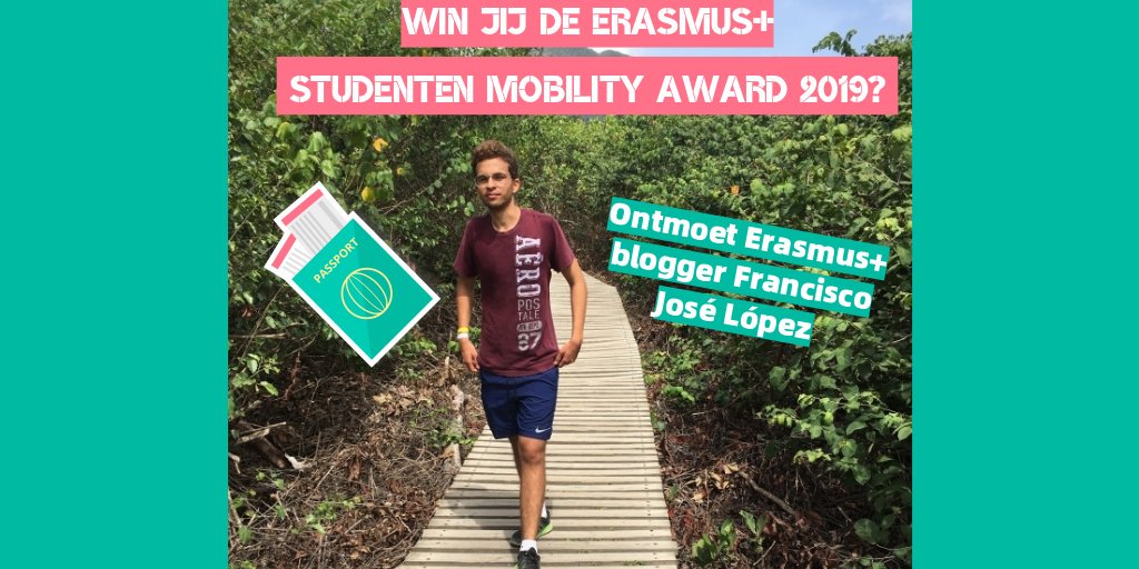 ErasmusplusNL's tweet photo. #erasmusplusnl #ho #onderwijs #uitwisseling Cool kid on the block - Francisco José López is één van de Erasmus+ bloggers van de Studenten Mobility wedstrijd 2019!
Ontdek zijn avonturen hier: https://t.co/hcJpp2PcCu of doe mee met de wedstrijd: https://t.co/B6LJ7RmKFo https://t.co/k2dlQkdGt7