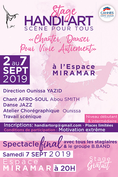 villecannes's tweet photo. Stage #HandiArt : Chanter et danser pour vivre autrement.
Un stage gratuit qui combine chant afro-soul, danse jazz, atelier chorégraphique et travail scénique.
Du 2 au 7 septembre ➡ https://t.co/M7ymrjArCW https://t.co/7ltVYDhQfH
