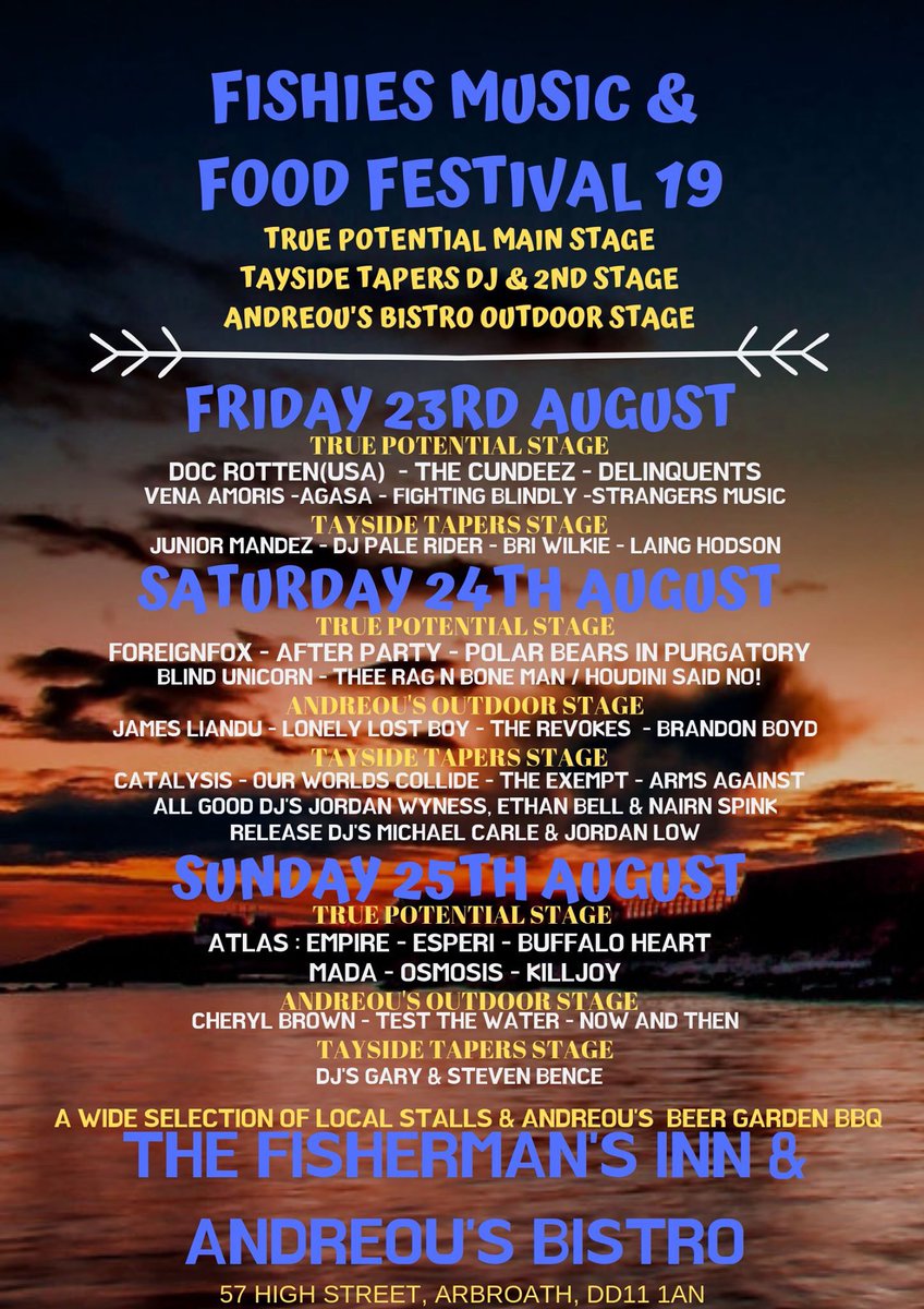 This Saturday we take our first Trip to Arbroath to Play The Fisherman’s Inn with so many awesome bands! #livemusic #scotlandmetal