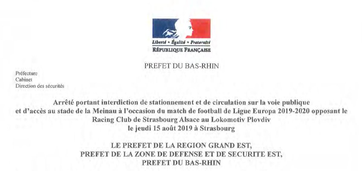Pierre_B_y's tweet photo. Calendrier de Strasbourg à domicile cette saison :
1) Haifa
2) Metz
3) Plovdiv
4) Francfort.
.
Palmarès du Préfet : https://t.co/uHrlaWqgpr