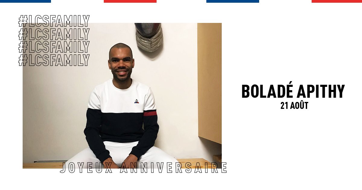 Très bon anniversaire <a href="/APITHYBolade/">lescrimeur</a> ! 🎁

#LCSFamily #LCSTeamAthletes