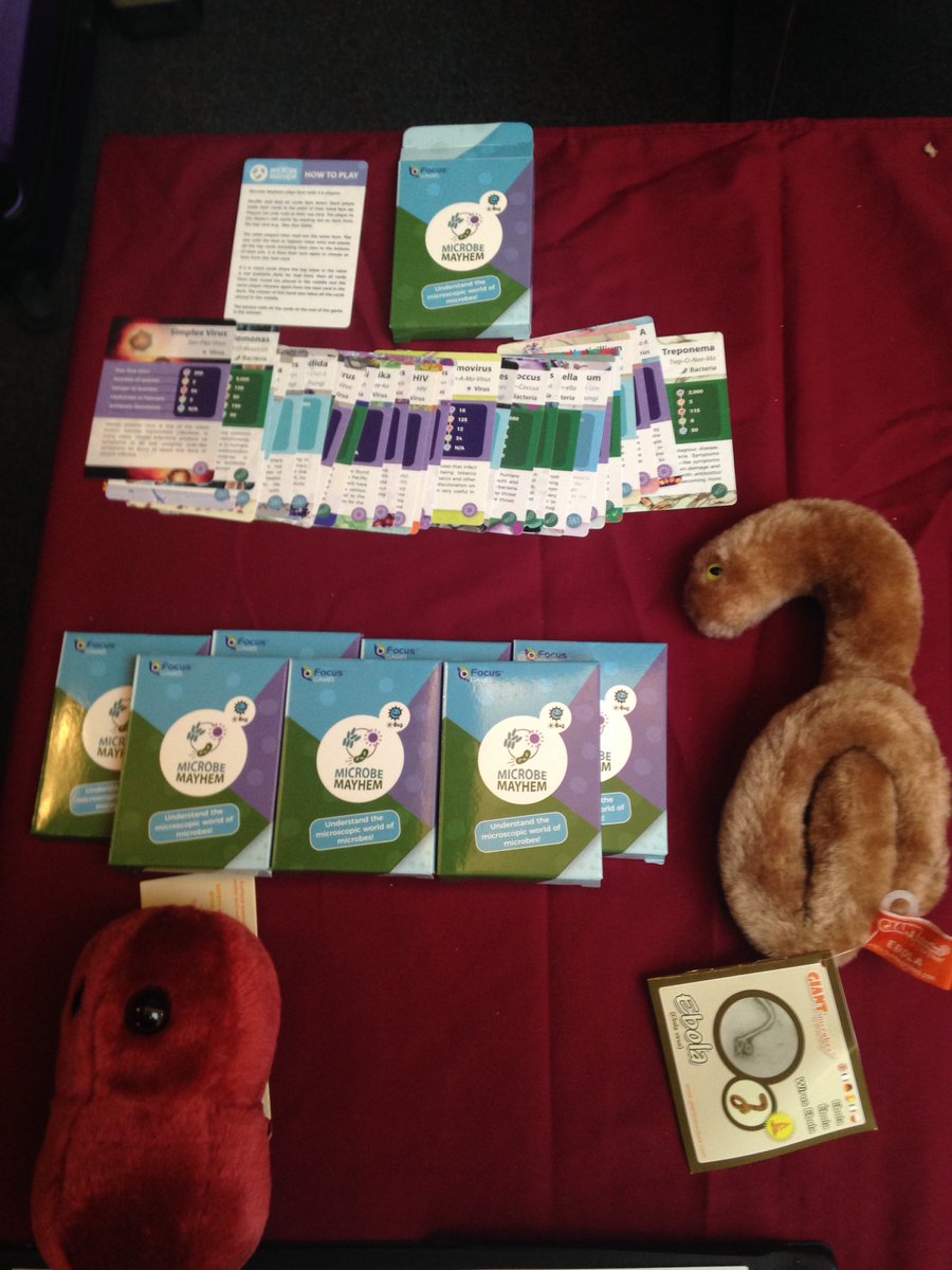 FocusGames's tweet photo. MT @eBug_UK: Join Sore Throat and Ebola and get your @eBug_UK @FocusGames #MicrobeMayhem card game at the @theRCN #SN19 #SchoolNurses @WeSchoolNurses #WeSTNs #WECYPnurses
Don't miss out! https://t.co/8XKjWKAOyA