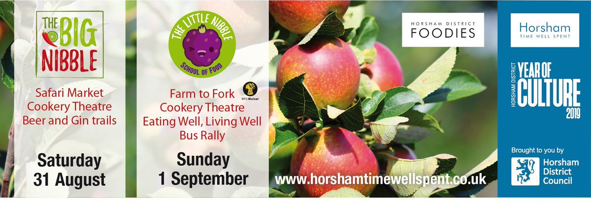 Horsham District Foodies (@horshamfoodies) on Twitter photo Listen up Foodies! You will not want to miss The Big Nibble and Little Nibble in Horsham next weekend. Expect to find tasty street food from local producers, beer and gin trails around town, live cookery demonstrations and much more socsi.in/i1ylq <a href="/HorshamTWS/">HorshamTimeWellSpent</a> Listen up Foodies! You will not want to miss The Big Nibble and Little Nibble in Horsham next weekend. Expect to find tasty street food from local producers, beer and gin trails around town, live cookery demonstrations and much more socsi.in/i1ylq <a href="/HorshamTWS/">HorshamTimeWellSpent</a>