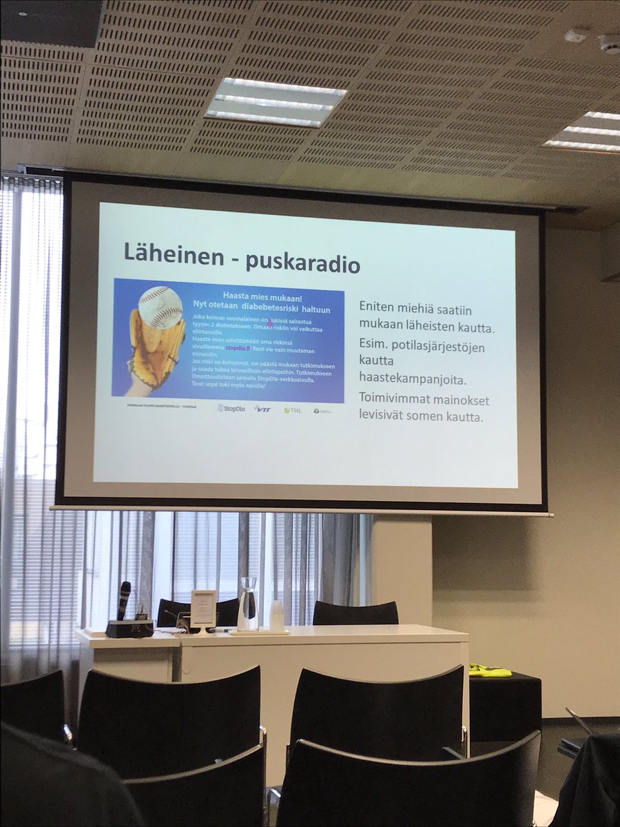 RautioAija's tweet photo. Vaimoilla on vaikutusvaltaa, sillä eniten miehiä saatiin rekrytoitua @StopDiaFinland tutkimukseen läheisten avulla #vaimot #puskaradio #some https://t.co/ZGx5KX9CF1