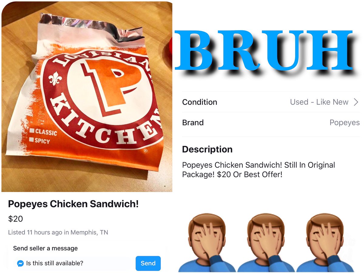 Let me find out <a href="/PopeyesChicken/">PopeyesChicken</a> sammiches making the trap say 🗣AYE‼️like <a href="/ojdajuiceman32/">Otis Williams, Jr.</a> 🤣😭