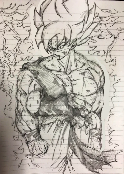 @DRG___bardak__ ノートに描いた下書きをデジタルでスキャンして着彩しました
だからノートの横線なんかが残ってますね笑 