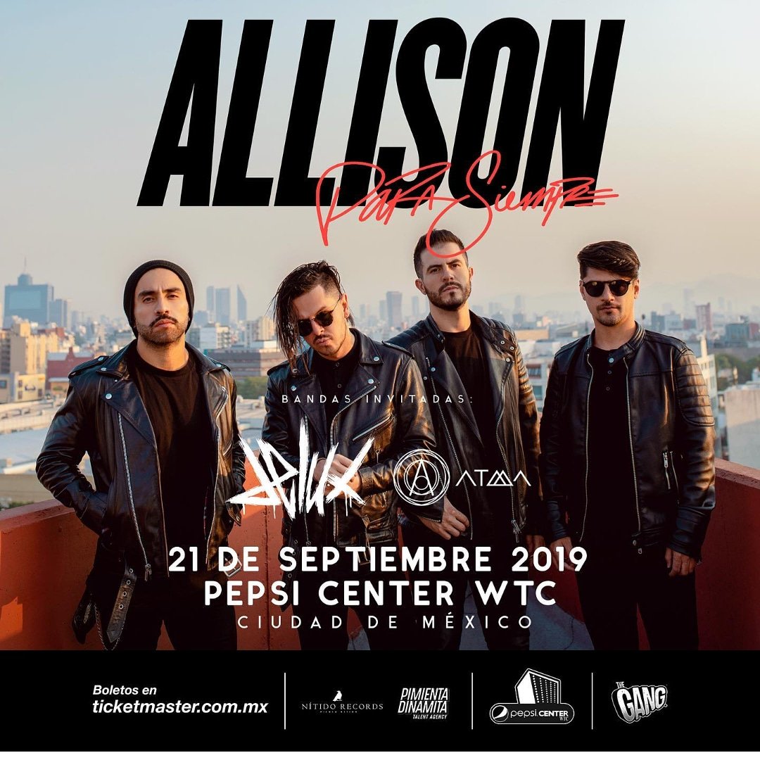 21 de septiembre <a href="/Allisonband/">Allison</a> en <a href="/PepsiCenterWTC/">Pepsi Center WTC</a>