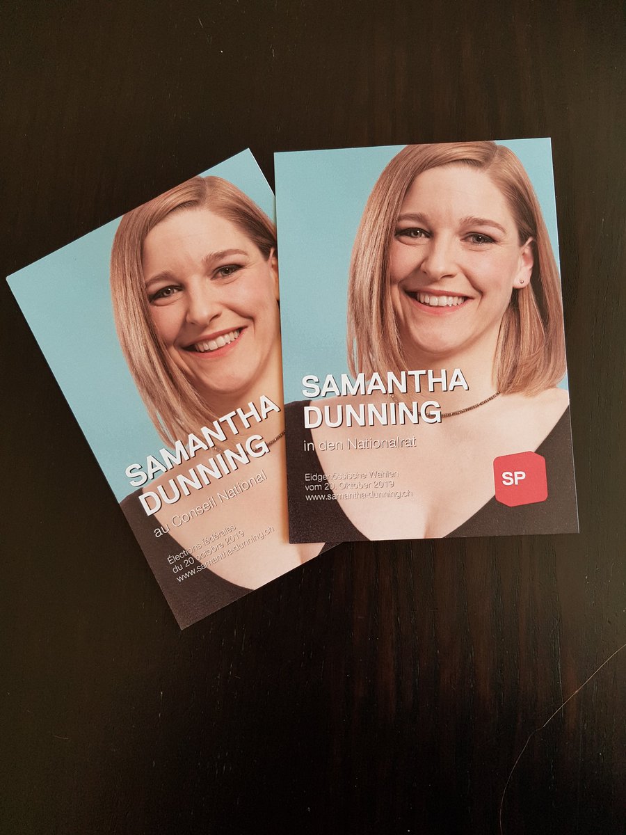 Mes cartes postales pour les élections sont enfin arrivées 😀
Celles et ceux qui veulent m'aider à accéder au Conseil national, n'hésitez pas à me contacter en MP (j'aurais notamment besoin d'aide pour la distribution des cartes ;-))
#EF2019 #WahlCH2019