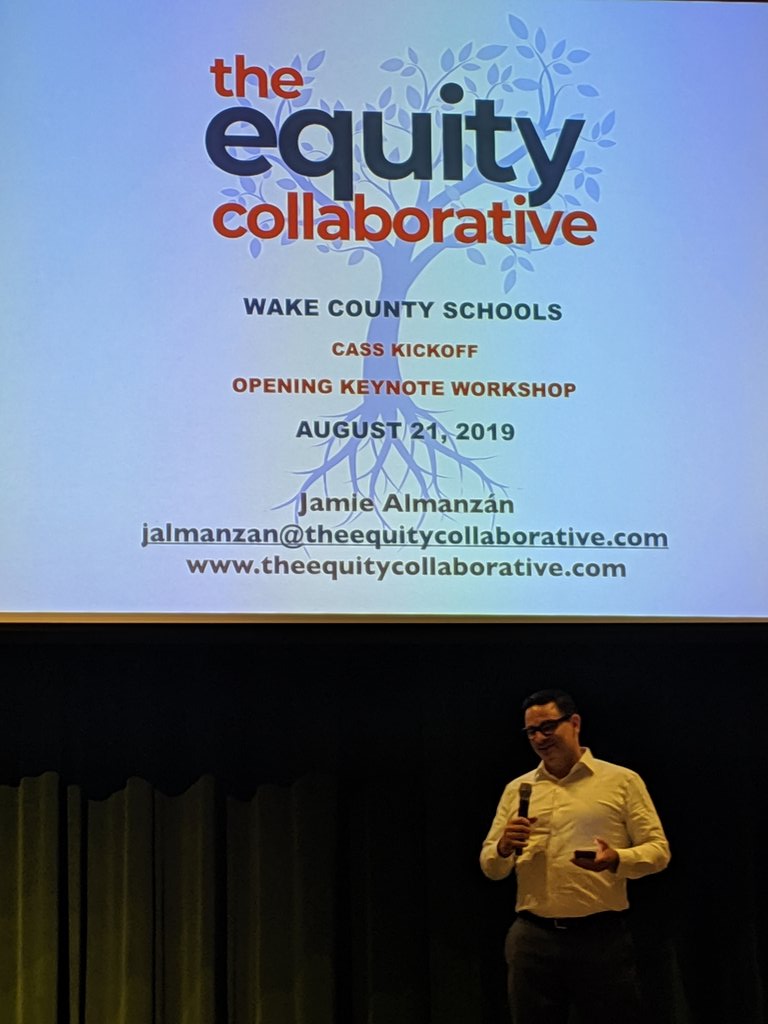 So excited to hear the speaker today at the WCPSS Counselor Kickoff! <a href="/CedarForkES/">Cedar Fork</a>