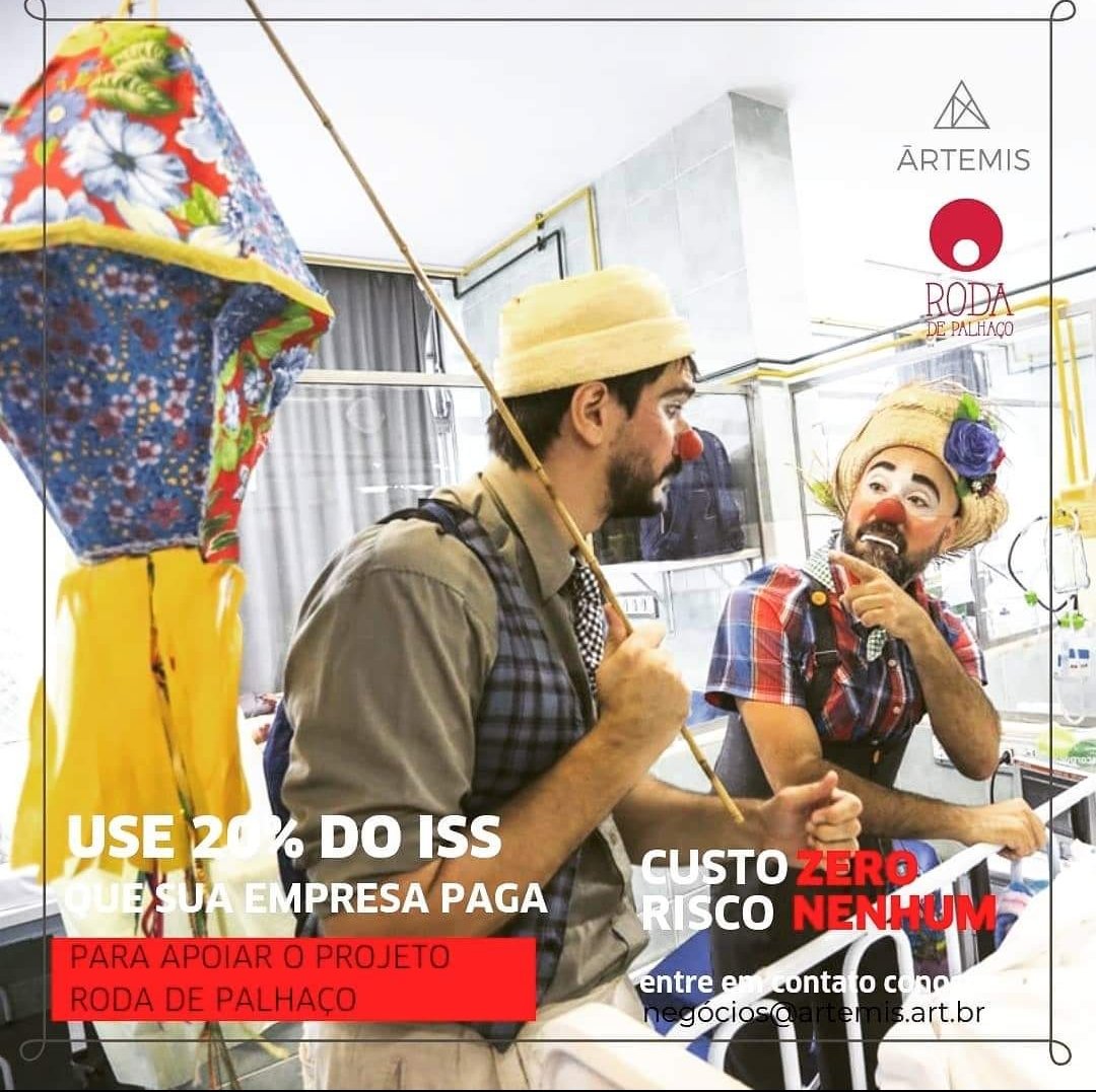 CaesarTavares's tweet photo. Você sabia que  20% do ISS que sua empresa paga pode ser investido em marketing cultural e ativação da sua marca ? 
Está aberto o edital para contribuinte incentivador da cidade do Rio de Janeiro, quer saber mais?
Entre em contato conosco: negocios@artemis.art.br

#rodadepalhaco https://t.co/lPj2bfddFl