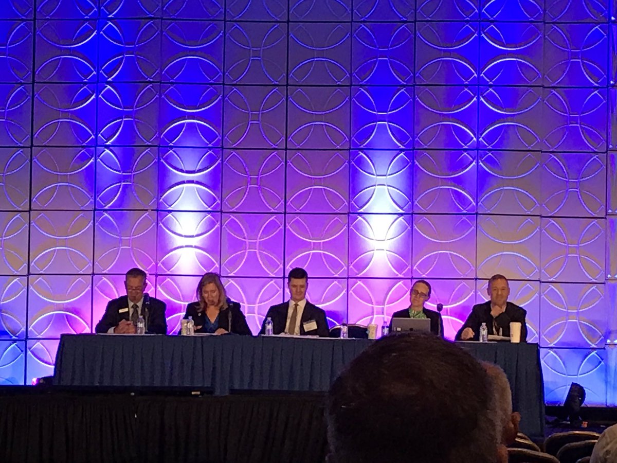 AUVSI's tweet photo. Breakout 1- #UAS Threat Detection and Mitigation:
We work to locate the operator and have a discussion with him/her about #drone compliance. #RemoteID and Counter UAS (#CUAS) will merge.”- Elizabeth Neumann, Assistant Secretary for Threat Prevention & Security, @DHSgov #USDPS19 https://t.co/BebhxzXqJI