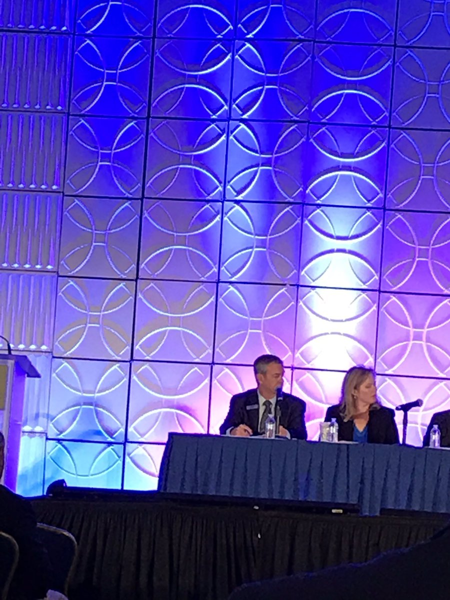 AUVSI's tweet photo. Breakout 1- #UAS Threat Detection and Mitigation:
We work to locate the operator and have a discussion with him/her about #drone compliance. #RemoteID and Counter UAS (#CUAS) will merge.”- Elizabeth Neumann, Assistant Secretary for Threat Prevention & Security, @DHSgov #USDPS19 https://t.co/BebhxzXqJI