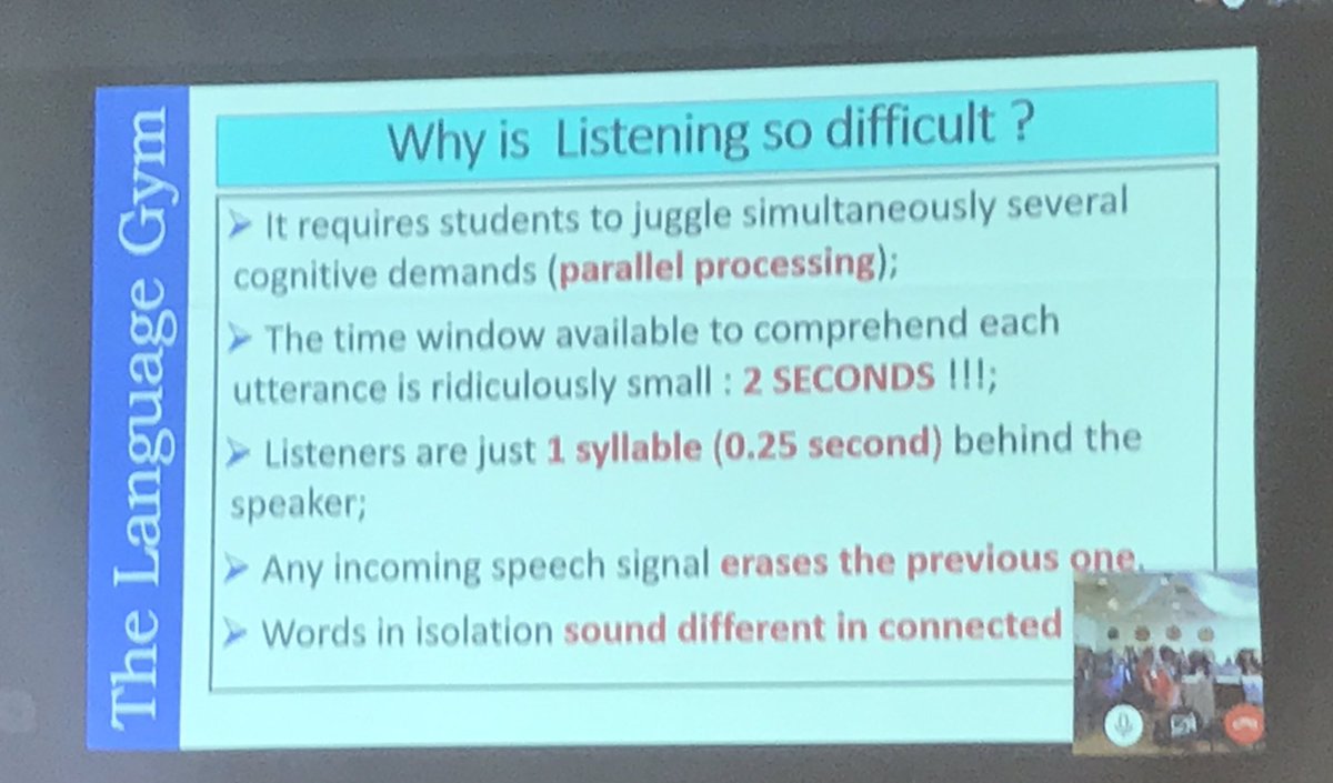MmeShipton's tweet photo. Are you listening? Learning the importance of listening in Second Language learning @FrEdMattersCA conference. Great start an awesome day of learning, sharing & networking! #fredmattersca @TCDSB_FSL #rockyourclass https://t.co/rXmGLfOyn8