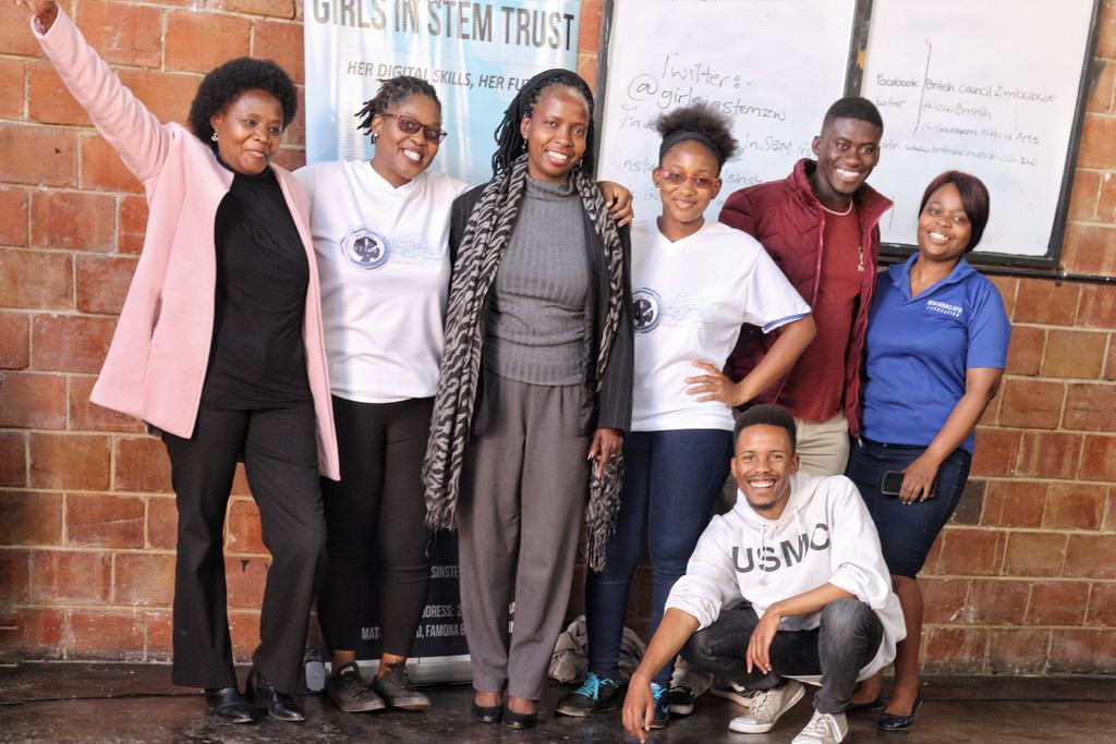 #girlsrock 
#girlsinstemteam

<a href="/girlsinstemzw/">Girls In Stem Trust</a> @CulxureMagZim
<a href="/zwBritish/">British Council</a> @curatebyo 
@irock_uk @datasciencezim
@ZOLconnect <a href="/HigherLifeFDN/">Higherlife Foundation</a>
 @icrisat <a href="/sap4good/">SAP4Good</a> @un_women @janetkahari <a href="/vickien1837/">Vickie Nxumalo</a> <a href="/faraimmoyo/">InDesign MG</a> <a href="/pkmoyo/">ikhosilethu</a>
<a href="/drsgero/">Themba Nyoni</a> <a href="/rasmunroe/">Flying Dutchman...</a> @infozict
@jayteezw <a href="/viola_ncube/">Viola Ncube</a>