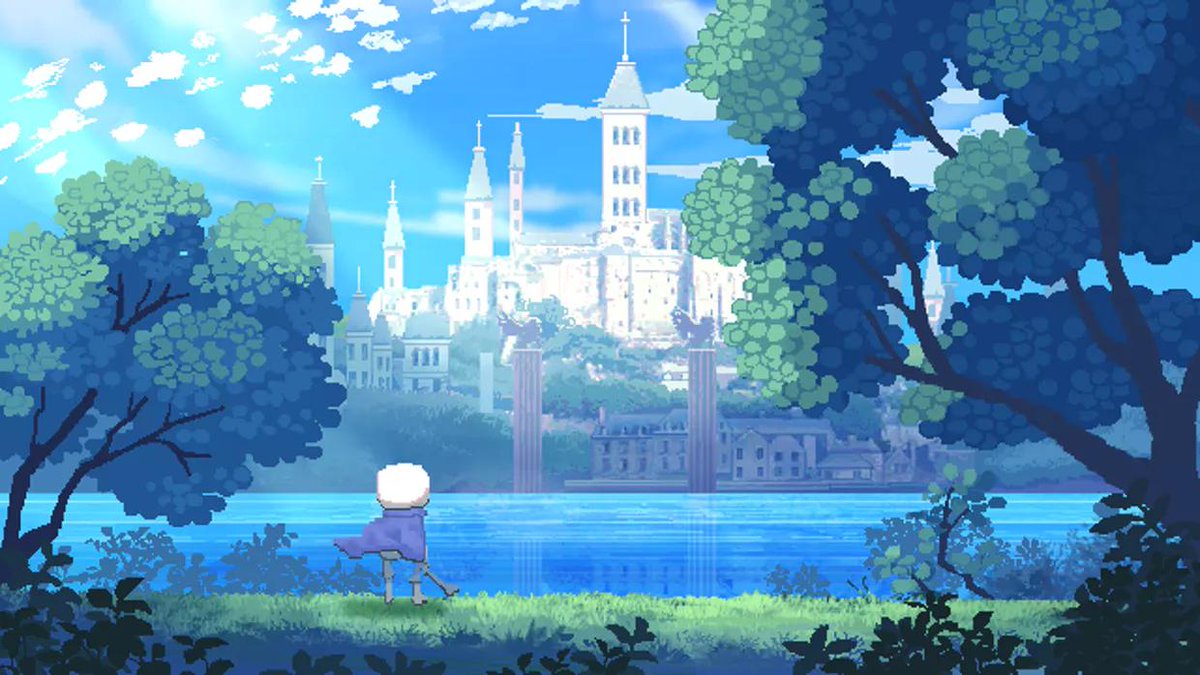 INDGAMKR's tweet photo. 인디 게임 「Skul」 | 미출시

PC(steam), PS4, 닌텐도 스위치

갑작스러운 기습으로 인해 마왕성은 초토화 되었고 마왕을 비롯한 수 많은 마족들이
칼레온 제국의 포로가 되고 말았습니다.
간신히 살아남은 꼬마 스켈레톤 '스컬'은 마왕과 마족 동포들의 구출을 위해 단신으로
칼레온 성을 향합니다. https://t.co/qNPjGpQDJy