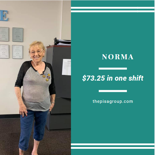 PisaGroupInc's tweet photo. Way to go, Norma!! https://t.co/J5NwdhObnS
