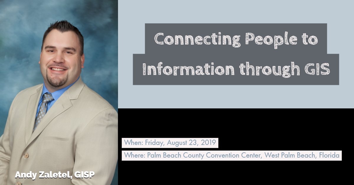 BaxterWoodman's tweet image. Attending the @pbcgisforum&apos;s South Florida GIS Expo on August 23? Be sure to check out the &quot;Connecting People to Information through GIS&quot; presentation at 8:30am from Baxter &amp;amp; Woodman&apos;s Andy Zaletel. #sfgisexpo  #SpatialTechnology