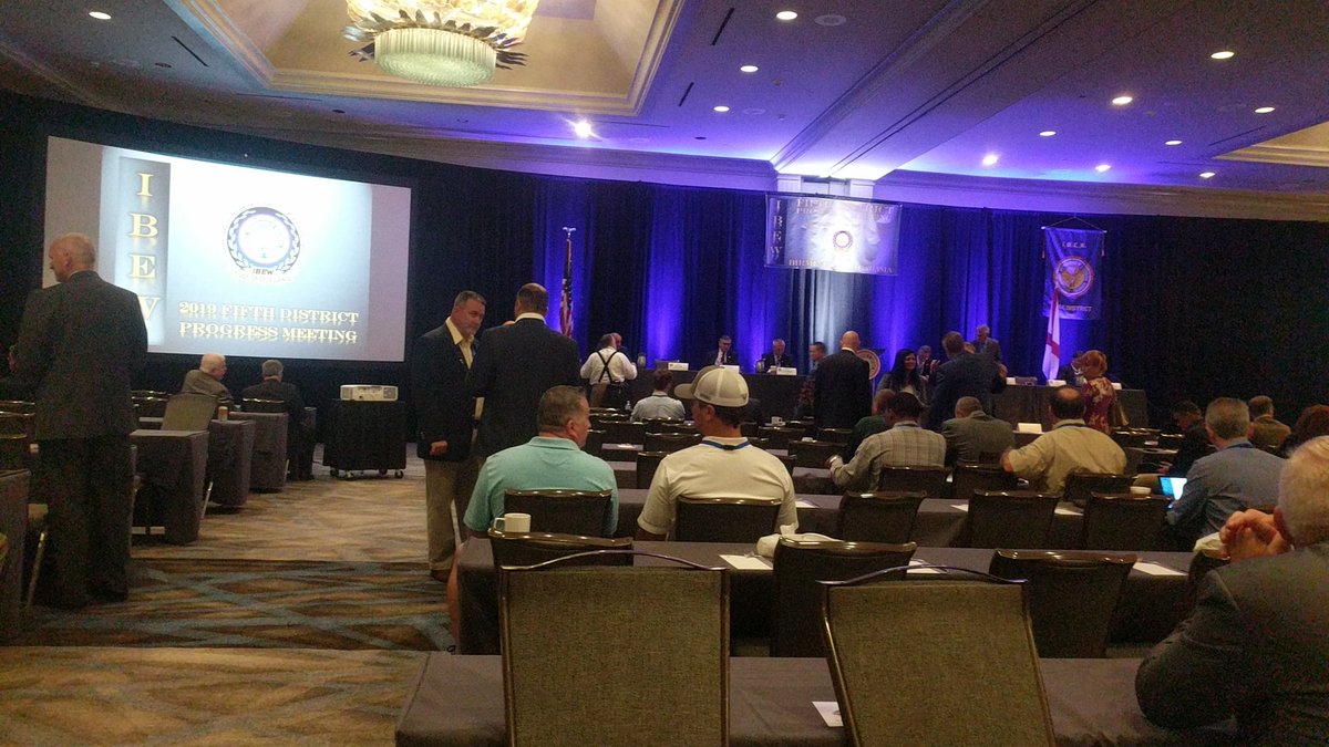 IBEW 5th district progress meeting