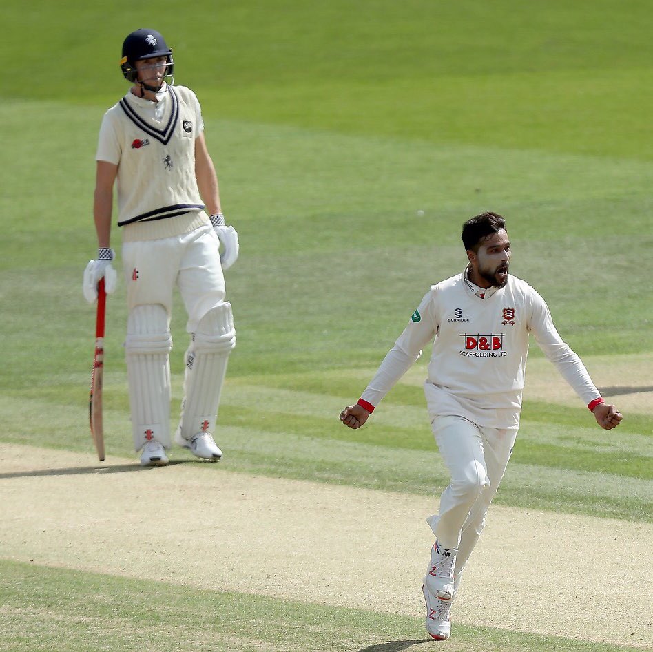 What a way to sign off from red-ball cricket, @iamamirofficial!☄️ 6-64 with the ball🏏 Winning runs with the bat🙌