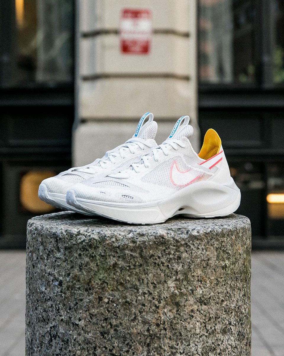 WEST147's tweet photo. Part of @Nike's #DIMSIX program, the N110 D/MS/X, featuring a new Flyknit yarn and a super-cushioned heel, is available now in #Phantom Grey. https://t.co/y2D6fULQQY