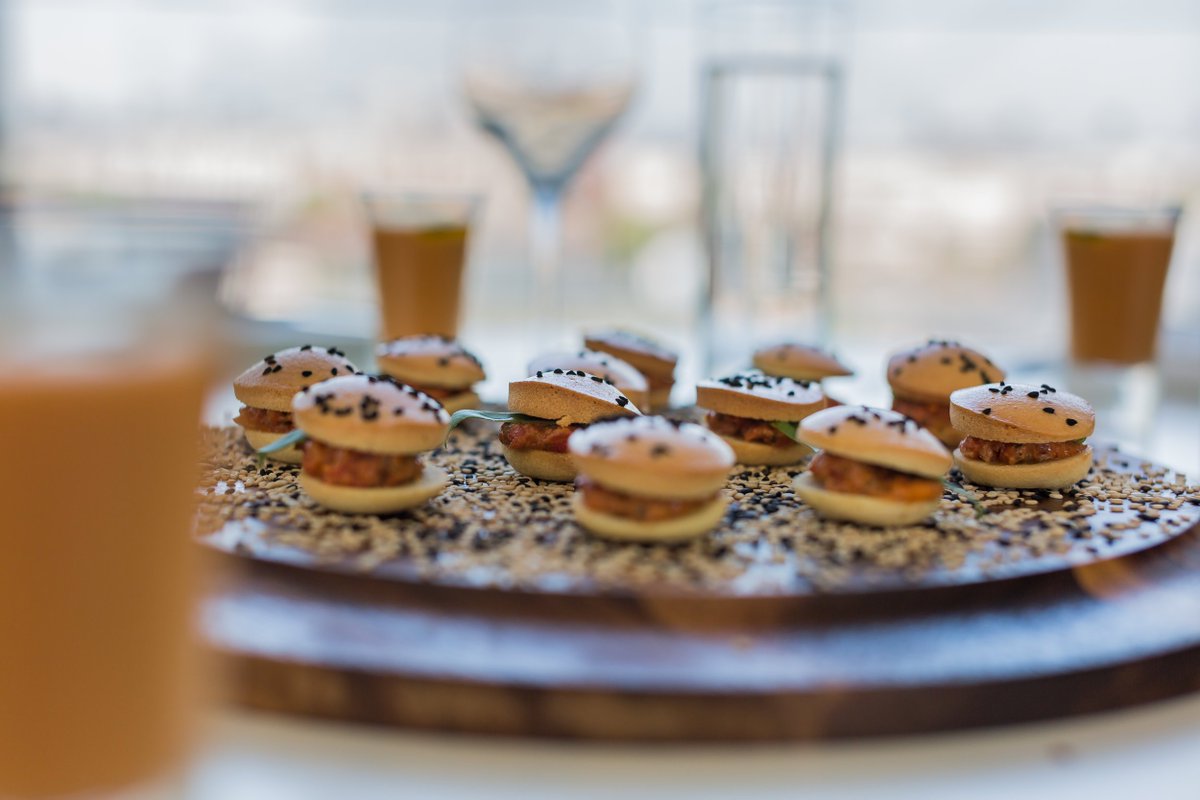 Our chefs love getting inventive with canapés. Here's some mini tomato tartare burgers from a recent wedding.
Find out more about our food and drink: ed.gr/32to