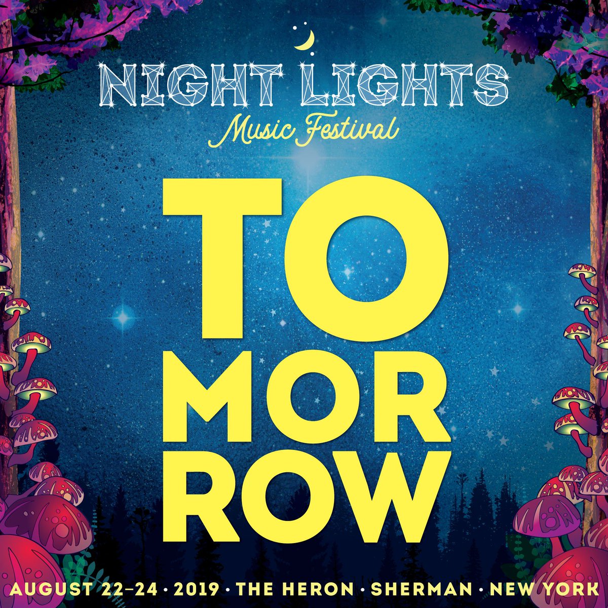 OMG! Like, you GUYS!!!! Night Lights is like totally happening! It's tomorrow! TOMORROW! It's only a day away!

It's not too late to grab your tickets online at nightlightsfest.com/tickets. Go get 'em!