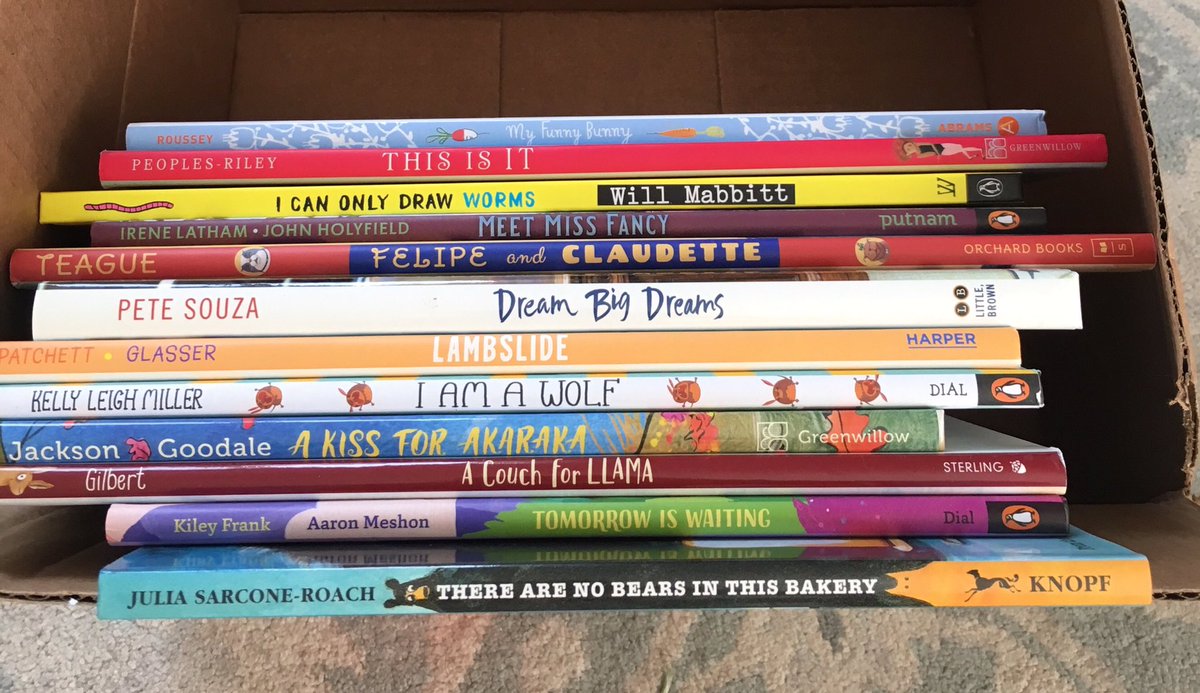 KarinaYanGlaser's tweet photo. ✨New Giveaway!✨ Follow &amp; R/T to enter! Indicate which box you would like in the comments (picture book or middle grade). I’ll add a signed copy of Vanderbeekers in the MG box. 💕 I’m doing this every 1-2 weeks, so stay tuned! Contest ends 8/21 @ 9pm EDT. US only. #KidsNeedBooks https://t.co/FvKikqv6VZ