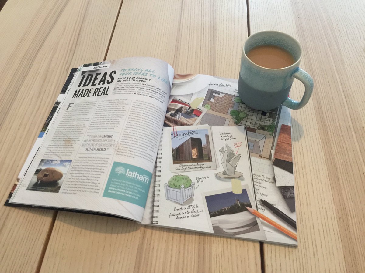 We're just reading our article in <a href="/ProLandscaperUK/">Pro Landscaper</a> over a nice strong brew, showcasing the innovative products we supply to the #landscape and #gardendesign industry. 

#design #timber #architecture #landscapearchitecture #horticulture #brew
