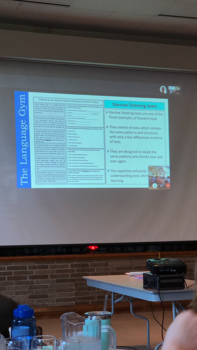 mllehilary's tweet photo. Input flooding - much repetition needed. Can be done through narrow listening texts. #frEDmatters https://t.co/vEQ935JN4e