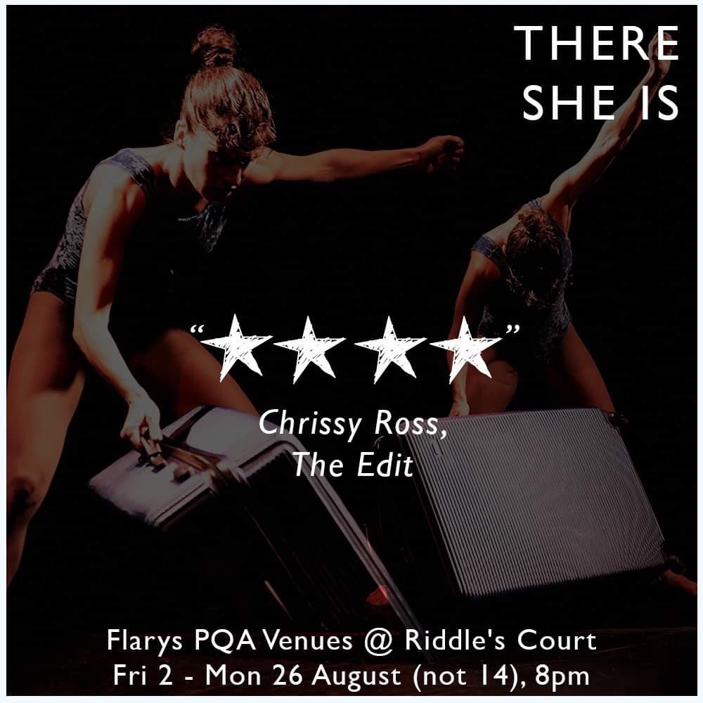There She Is continues at <a href="/RiddlesCourt/">Riddle's Court</a> every night from 8pm until Monday! Hope to see lots of you there!

🎟 £10 / £8 / tickets.edfringe.com/whats-on/there…

📸 <a href="/MrAlexBrenner/">Alex Brenner</a>