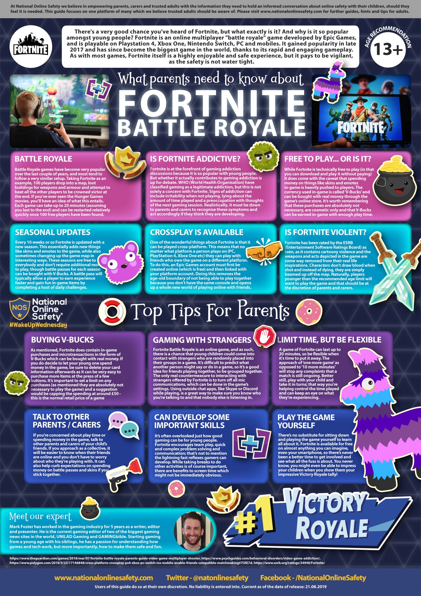 National Online Safety on X: Lock 'n' load! 🔫🦄 This #WakeUpWednesday  we're droppin' into Chapter 3 of the massively popular online battle game  Fortnite, and peering through our sniper sights for possible #