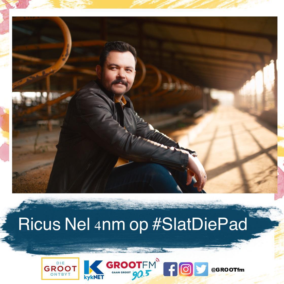 GrootFM's tweet photo. @RicusNel1 kom chat net na 4nm op #SlatDiePad met @RubenDelmage oor sy nuwe album #PurePlaas. #TjoenIn https://t.co/5HydIfYfmx