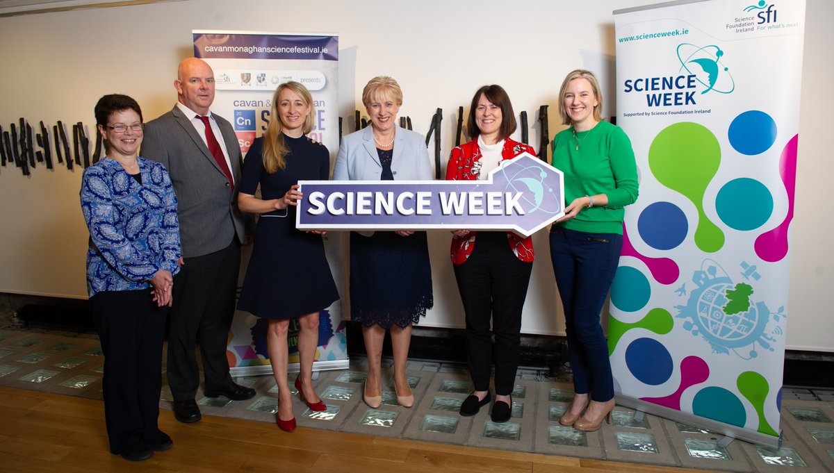 Science Week 2019 regional festivals and events launched by Ministers 
@HHumphreysFG
 and 
<a href="/JohnHalligan/">John Halligan</a>
 to improve public understanding of science and technology! Find out more here; sfi.ie/research-news/… #BelieveInScience