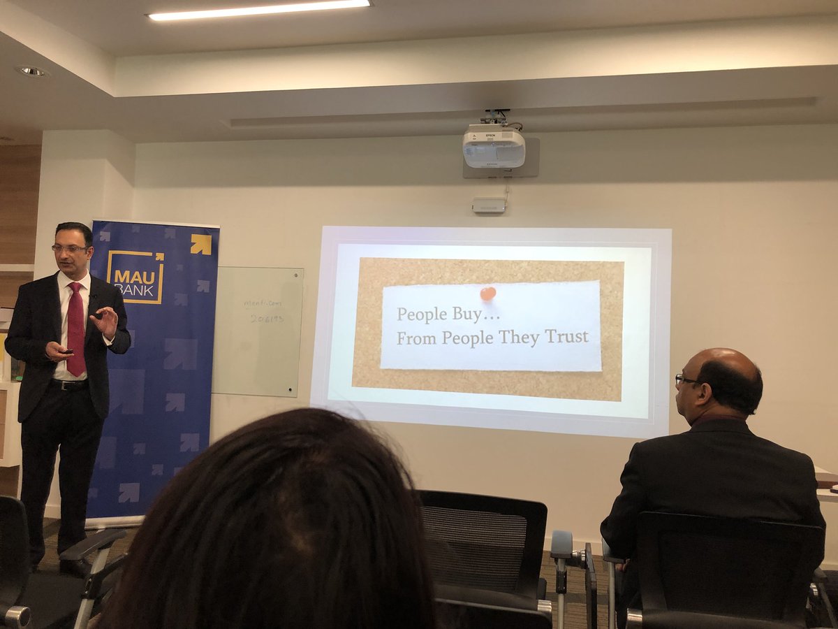 “When it comes to clients, people buy from the people they trust.”

#Axis #AxisFiduciary #MauBank #MotivationalTalk #AssadAbdullatiff #Speaker #BuildingRelationships #NurturingRelationships #Trust #MauBankLeadershipClub