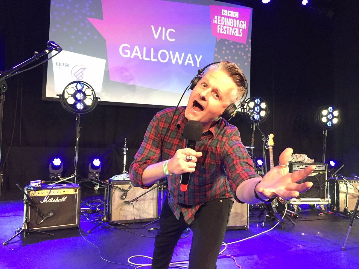 VicGalloway's tweet photo. Thanks to @sacredpawsltd @stillhound &amp; a lovely, lively audience for a brilliant night @BBCEdFest Listen to the show on @BBCRadioScot on Monday 26th August at 9pm... Right, I'm off in my jollies!! #bbcedfest #bbcradio #edinburghfestival #edinburgh #sacredpaws #stillhound https://t.co/aUPui2zW0X