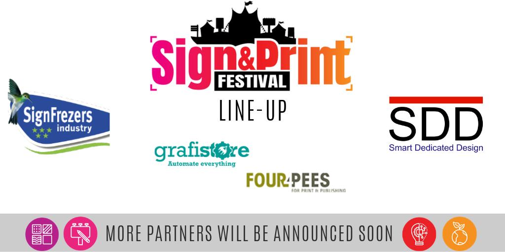 De volgende partners hebben zich met de zomeractie verzekerd hebben van hun deelname aan Sign &amp; Print Festival zijn o.a. <a href="/SDD_BV/">SDD B.V.</a> <a href="/fourpees/">Four Pees</a> SignFrezers.nl GrafiStore. Lees meer: bit.ly/30moiYX

#signprintfestival #zomeractie #signing #grafimedia #print