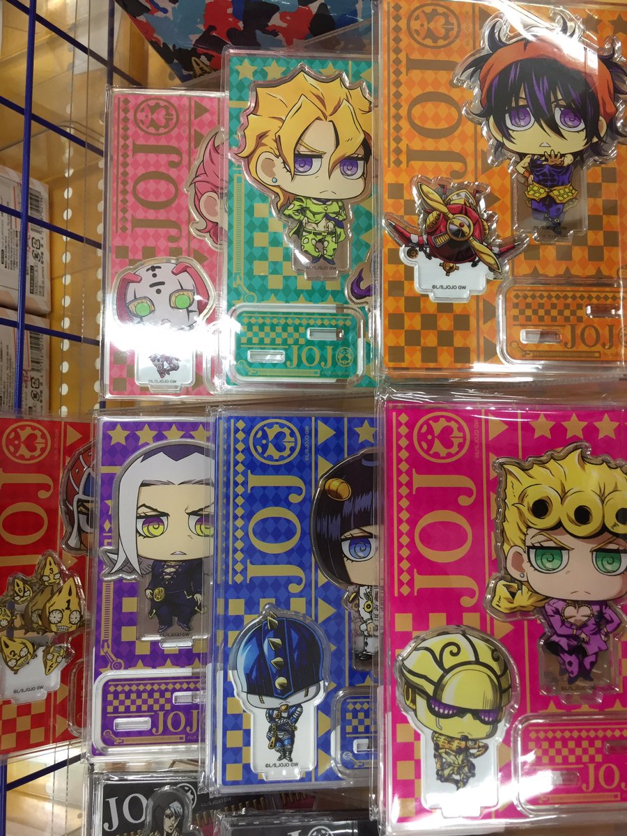 アニメイト小倉 東京カラーソニック 関連cd 7 30より順次発売 グッズ入荷情報 ジョジョの奇妙な冒険 黄金の風 よりアクリルスタンドが入荷 暗殺者チームのアクリルスタンドもあるクラ ちみキャラの方も可愛いクラね ぜひお手に取って