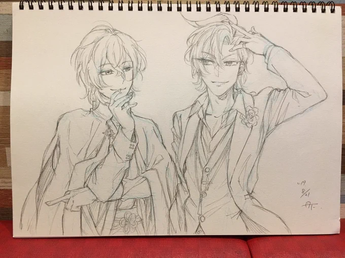 友達とカラオケで落書き大会?
まともにゆめの先生を描いたの実は初めて 