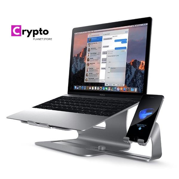 BlockShopping's tweet photo. Grab Your Aluminium Laptop &amp; Mobile Holder Stand Today. #JOIN-THE-Revolution-TODAY #Crypto https://t.co/uwzMcYkWKh