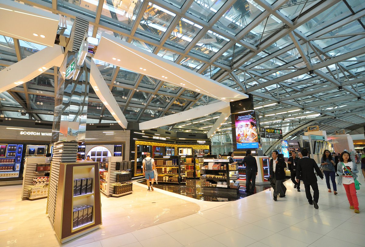 From the archive: In 2005 <a href="/KingPowerhq/">KingPowerOfficial</a> set us the challenge of enhancing the proposed layout for Bangkok Suvarnabhumi Airport. Opening in 2006 the airport won the travel retail industry’s most revered award, the <a href="/FrontierMag/">Frontier Magazine</a> award for ‘Best Travel Retail Airport’. #travelretail