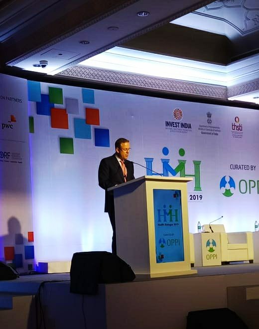OPPIIndia's tweet photo. There is a need for curiosity to address unmet medical needs. 
Andre Musto, Regional VP - APAC, Merck Biopharma. 
@MerckIndia @andre_musto. 
#HealthDialogue2019 #HealthMeetsHope https://t.co/TIsWEQCZsd https://t.co/8tUVILXSWn