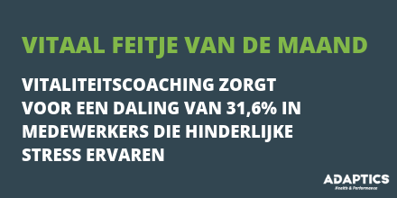 adaptics's tweet photo. #Vitaal feit van de maand
Benieuwd wat #vitaliteitscoaching voor jou kan betekenen? Lees hier meer: https://t.co/bYatfzkNww https://t.co/rBdcF04O7y