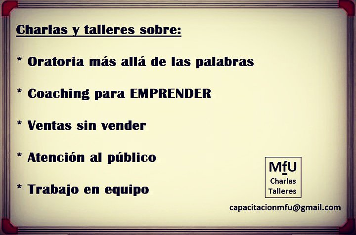 #MFUcharlasytalleres