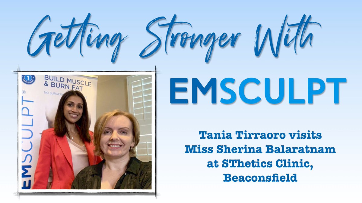 TaniaLT's tweet photo. NEW POST on my personal blog: Getting stronger with #EMSCULPT, the no-pain, muscle-building, fat-loss medical device that’s changed my life. Thanks go to @MissBalaratnam and #SThetics https://t.co/SE9WyWHYbM #chronicpain #ehlersdanlos #medicalaesthetics #zebrastrong https://t.co/6Tk0g68yAa