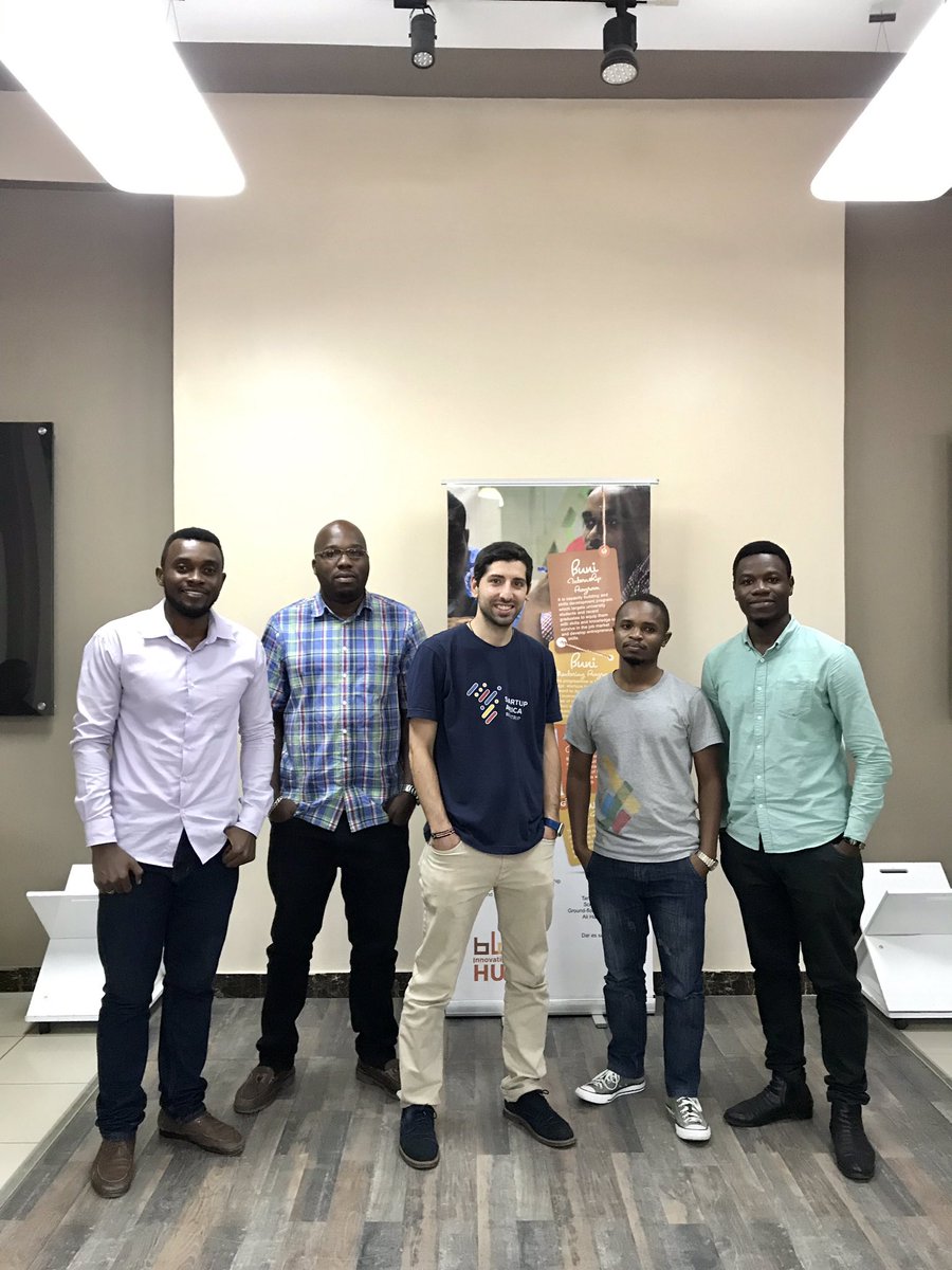 🙏🏽 Thanks <a href="/bunihub/">BUNI</a> for the meeting in #DarEsSalaam!
Hope to start collaborating soon for designing the next #StartupAfricaRoadtrip program in #Tanzania! 🇹🇿
#Startup Tanzania
<a href="/TDCTanzania/">Tanzania Developers Community (TDC)</a> <a href="/costechTANZANIA/">COSTECH</a> <a href="/aics_it/">AICS Cooperazione_it</a> <a href="/ItalyinTanzania/">Ambasciata d'Italia in Tanzania</a> <a href="/diegopia/">Diego Piacentini</a> <a href="/cooperazione_it/">Cooperazione Italiana 🇮🇹</a> <a href="/africarivista/">africarivista</a> <a href="/dLabTz/">dLab Tanzania</a>