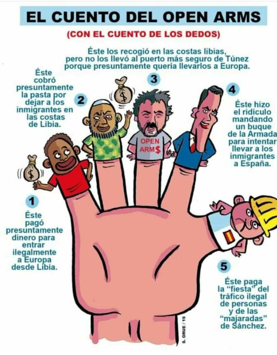 Vox_Burgos's tweet photo. Acabaremos con las mafias del tráfico ilegal de personas. #OpenArmsMafia https://t.co/7f6QUG3oPl